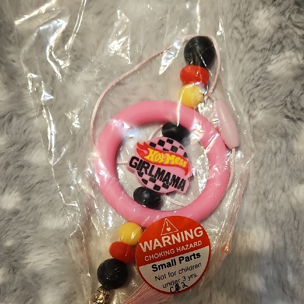 Hot Wheels Pink Rearview Mirrot Deco